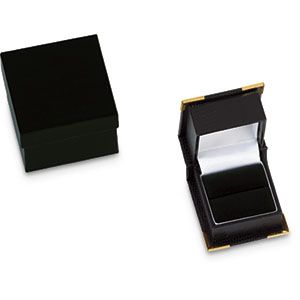 Green Lizard Grain Single Ring Box