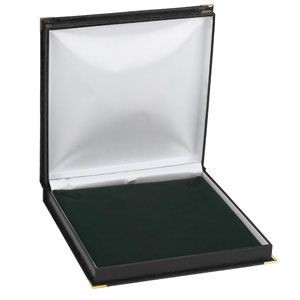 Green Crocodile Grain Necklace Box