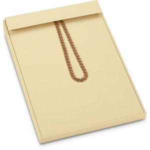 Beige Leatherette Angled Chain Ramp