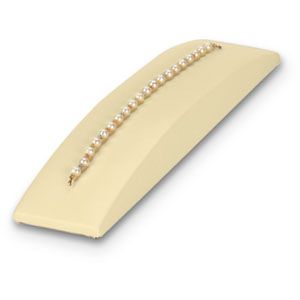 Beige Leatherette Bracelet Layout