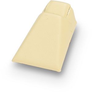 Beige Leatherette Ring Clip