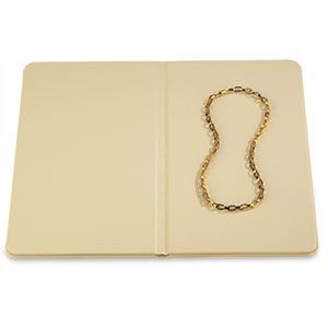 Beige Leatherette Counter Pad