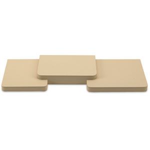 Beige Leatherette Right Platform