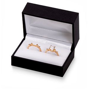 Linden Collection Double Ring Box