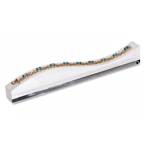 Frosted Top Acrylic Bracelet Sleigh