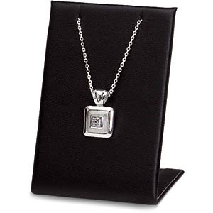Black Leatherette Pendant Display