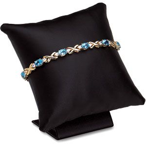 Black Leatherette Bracelet/watch Display