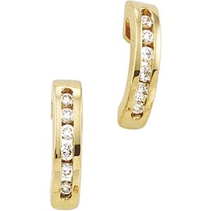 Channel Set J-Hoop Earring Mounting