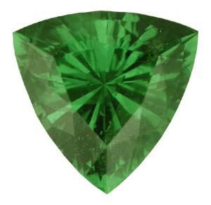 Trillion Genuine Tsavorite Garnet (Black Box)