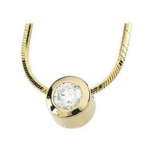 Diamond Solitaire Necklace