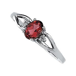 Genuine Pink Tourmaline & Diamond Ring