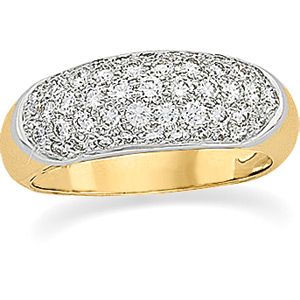 1 ct tw Diamond Pavé Anniversary Ring