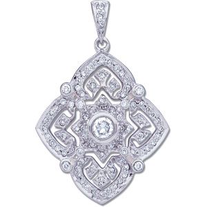 1/2 ct tw Diamond Pendant