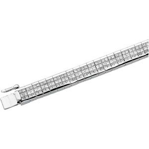 8 3/8 ct tw Invisible-Set Diamond Bracelet