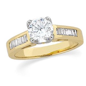 Semi-mount Engagement Ring