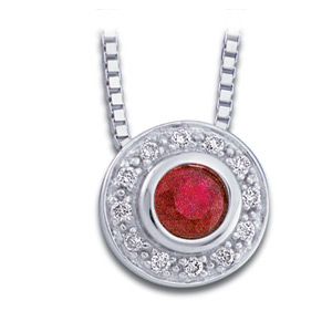 Diamond Semi-mount Necklace
