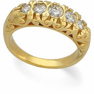 3/4 ct tw Diamond Accented Band