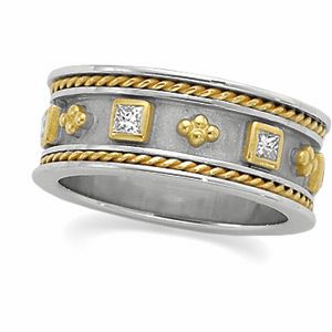 8mm Etruscan-Inspired Ring Mounting