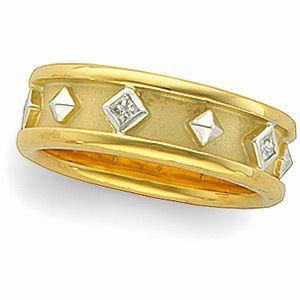 1/6 ct tw Diamond Etruscan-Inspired Band