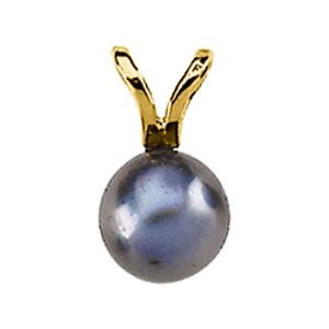 Black Cultured Pearl Pendant