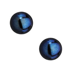 Panache&trade; Black Freshwater Cultured Pearl Earrings