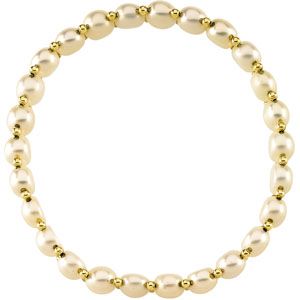 Panache&trade; Freshwater Cultured Pearl Stretch Bracelet