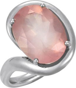 Genuine Rose Quartz Ring