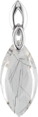 Marquise Shaped Gemstone Pendant