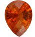 Pear Genuine Spessartite Garnet (Black Box)