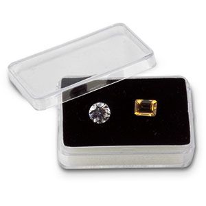 Rectangular Acrylic Gemstone Container