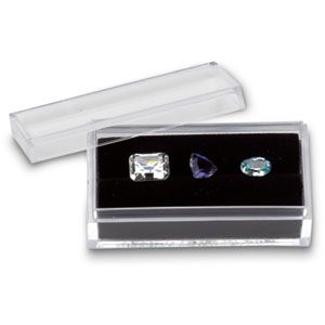 Rectangular Acrylic Gemstone Container