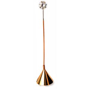 Medium Gem Display- Yellow Plated Cone