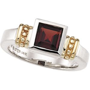 Genuine Mozambique Garnet Ring