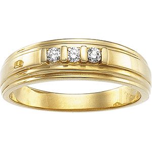 1/5 ct tw Gents Diamond Ring