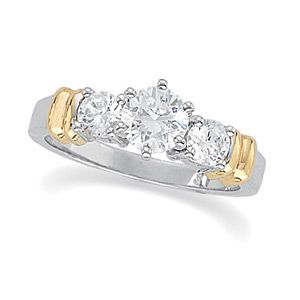 3-Stone Engagement Base Ring Mounting