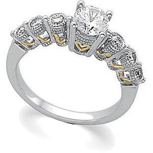 Semi-mount Engagement Ring