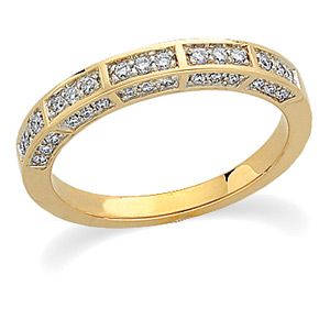 1/3 ct tw Diamond Two Tone Anniversary Band