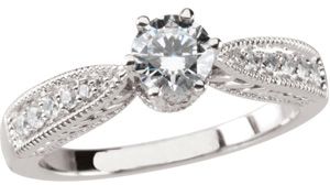 Semi-mount Engagement Ring or Band