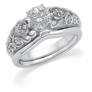 Semi-mount Engagement Ring