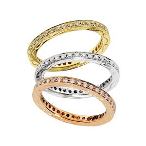 Stackable Diamond Anniversary Band