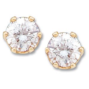 1/2 ct tw - 2 ct tw SI<sub>2</sub>-SI<sub>3</sub> G-H Diamond Stud Earrings