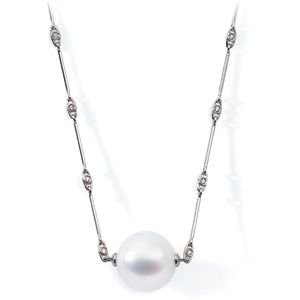 South Sea Cultured Pearl & Diamond Necklace