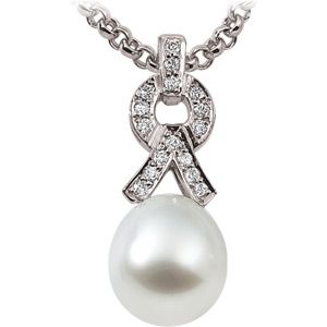Diamond Semi-mount Pendant