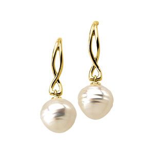 Drop Earring Mounting for Pearl  Center