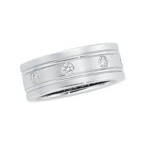 1/2 ct tw Diamond Duo Band