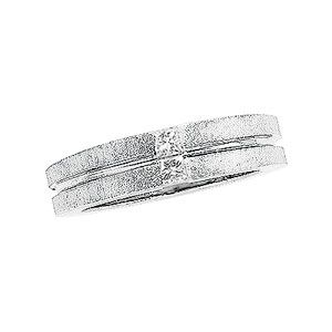 1/5 ct tw Diamond Duo Band