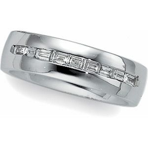3/8 ct Diamond Duo Band