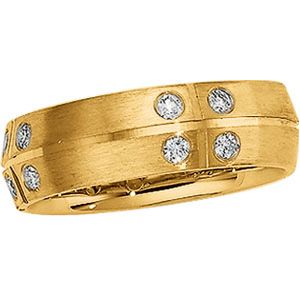 3/8 ct tw Diamond Duo Band 