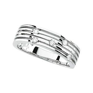 1/5 ct tw Multi-Row Diamond Ring