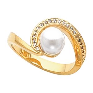 Swirl Ring Mounting for Pearl
